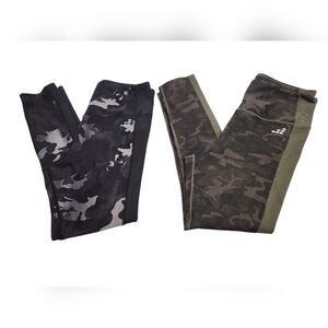 BCG Camouflage Leggings Black & Green Bundle